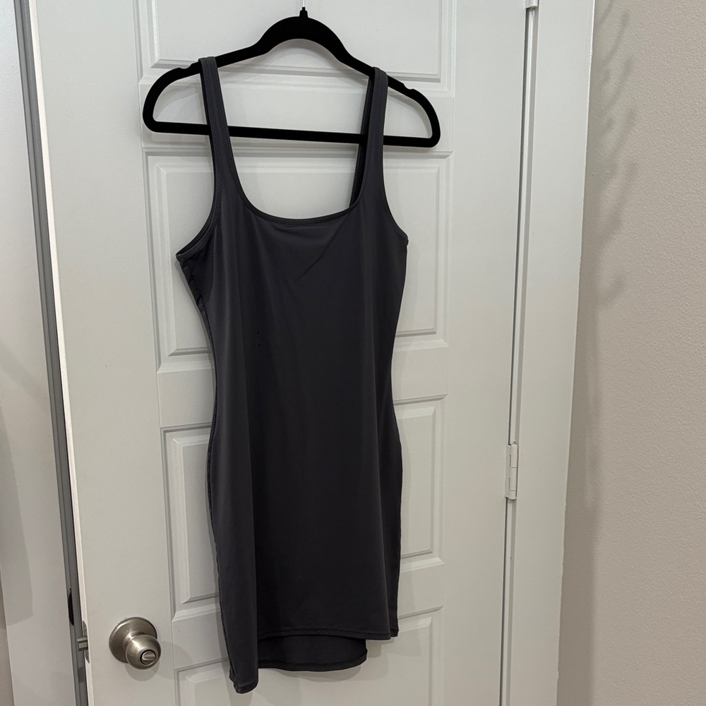 SKIMS Charcoal Sleeveless Dress
